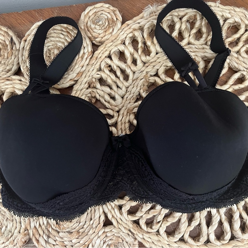 Simone Perele Black Molded Bra 36G